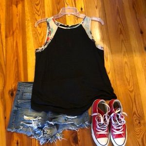 Flower Detailed Summer Blouse